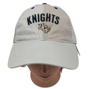 UCF Knights NCAA Collegiate Headwear Two Tone White & Beige Hat Cap, Adjustable